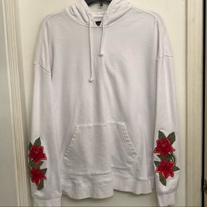 Pacsun Embroidered Floral Sweatshirt/Hoodie